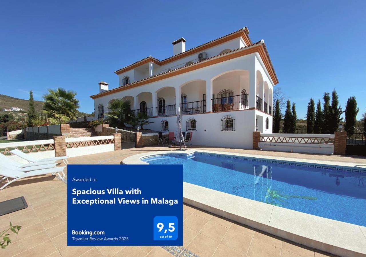 Spacious Villa With Exceptional Views In Malaga Casarabonela Exteriér fotografie